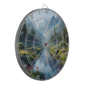 Serene River Valley Dartbord (Voorkant Links)