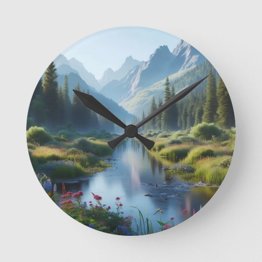 Serene River Valley Ronde Klok (Voorkant)