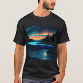 Serene Riverscape Minimalist T-shirt (Voorkant)
