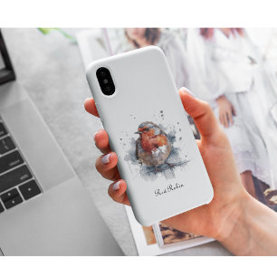 Serene Robin, op maat gemaakt Case-Mate iPhone Case