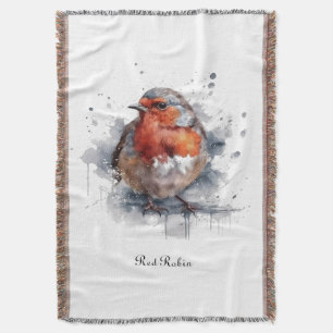 Serene Robin, op maat gemaakt Deken