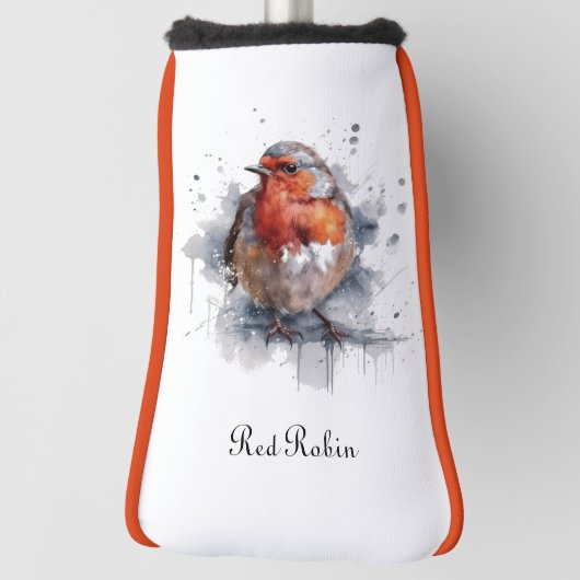 Serene Robin, op maat Golfheadcover (Draai 90)