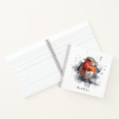 Serene Robin, op maat Notitieboek (Binnen)