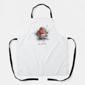 Serene Robin, op maat Schort (Voorkant)