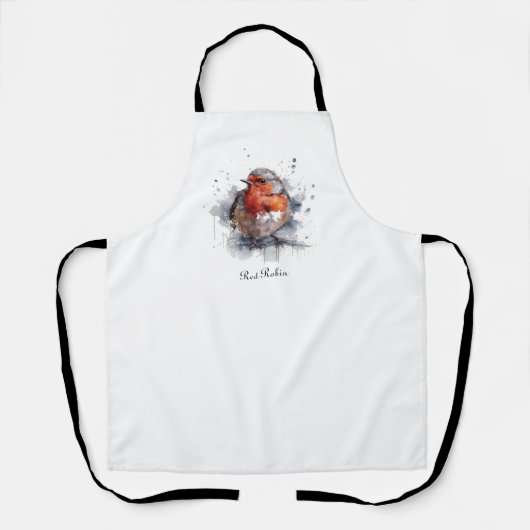 Serene Robin, op maat Schort (Voorkant)