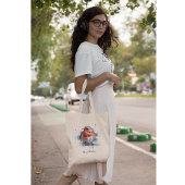Serene Robin, op maat Tote Bag