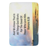 SERENE ROMEINEN 8:28 SCHRIFT VERS BADMAT (Voorkant Verticaal)