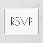 Serene RSVP-Briefkaart Briefkaart (Voorkant)