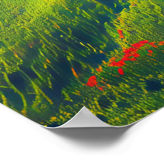 Serene Rugged Man Mediteren Buitenshuis Poster (Hoek)