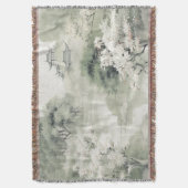 Serene rust Japans thema Deken (Voorkant Verticaal)