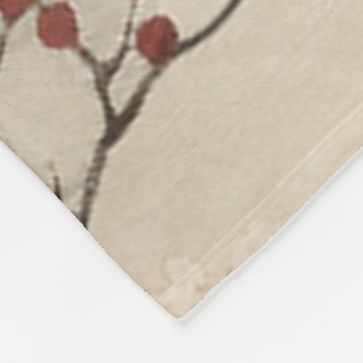 Serene rust Japans thema Fleece Deken (Hoek)