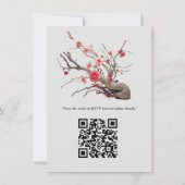 Serene rust Japans thema Kaart (Achterkant)