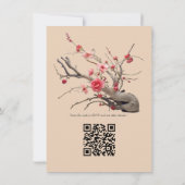 Serene rust Japans thema Kaart (Achterkant)