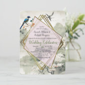 Serene rust Japans thema Kaart (Staand voorkant)