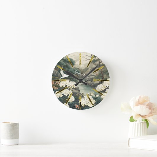 Serene rust Japans thema Ronde Klok (Huis)