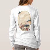 Serene rust Japans thema T-shirt (Achterkant)