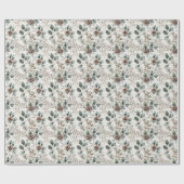 Serene Sage Botanische Aquarel Cadeaupapier (Vlak)