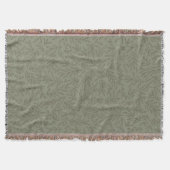Serene Sage Green | Deep Forest Calm Tone-on-Tone Deken (Voorkant)