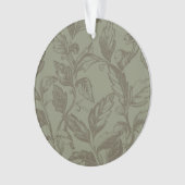 Serene Sage Green | Vetgedrukte botanische verklar Ornament (voorkant)