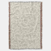 Serene Sage Green | zachte bladschelp Deken (Voorkant Verticaal)