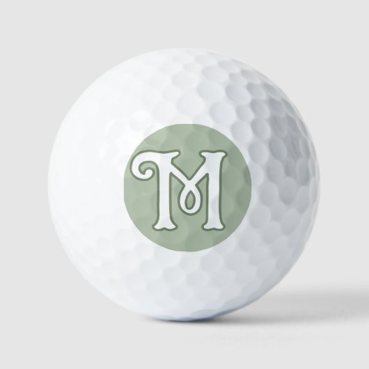 Serene salie monogram golfballen (Voorkant)