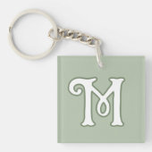 Serene salie monogram sleutelhanger (voorkant)