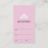 Serene Salon Appointment Visitekaartje Afsprakenkaartje (Achterkant)