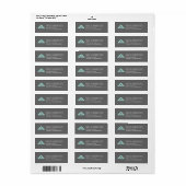Serene Salon Return Address Labels (Full Sheet)