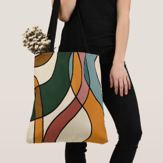 Serene Savanna Gentle Abstract Modern Earthy Tote Bag