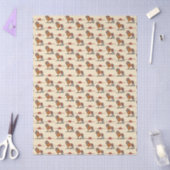Serene Savanna Kind Lion Abstract Pattern Tissuepapier (Craft)