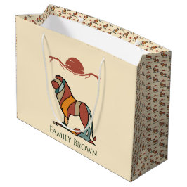 Serene Savanna Vriendelijke Leeuw Aangepaste Famil Groot Cadeauzakje
