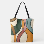 Serene Savannah Zachte Abstracte Moderne Aardse Tote Bag (Achterkant)