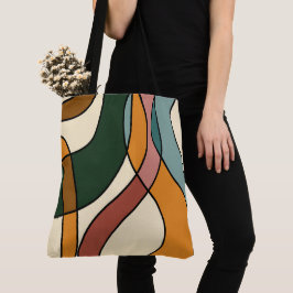 Serene Savannah Zachte Abstracte Moderne Aardse Tote Bag