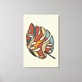 Serene Savannah Zachte Blad Abstracte Moderne Kuns Canvas Afdruk