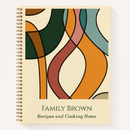 Serene Savanne Zachte Abstract Recepten en Koken Notitieboek