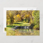 Serene Scene bij Dogwood Creek denken aan jou Briefkaart (Voorkant / Achterkant)