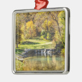 Serene Scene op Dogwood Creek Metalen Ornament (Links)