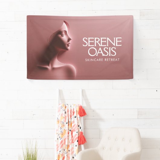 Serene Schoonheid Huidverzorging, Massage, Spa Roz Spandoek (Insitu)