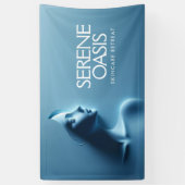 Serene Schoonheid Huidverzorging, Massage, Spa Spandoek (Verticaal)