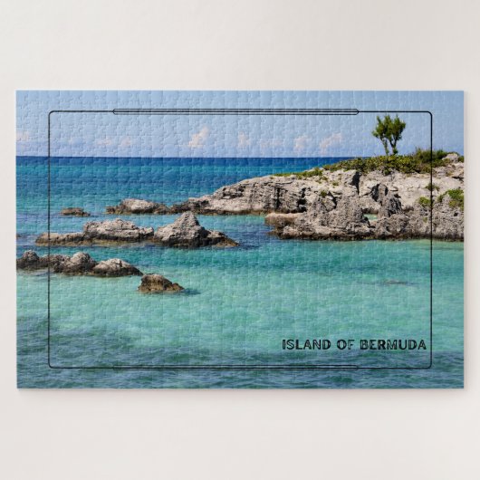 Serene schoonheid van Bermuda Island Legpuzzel (Horizontaal)