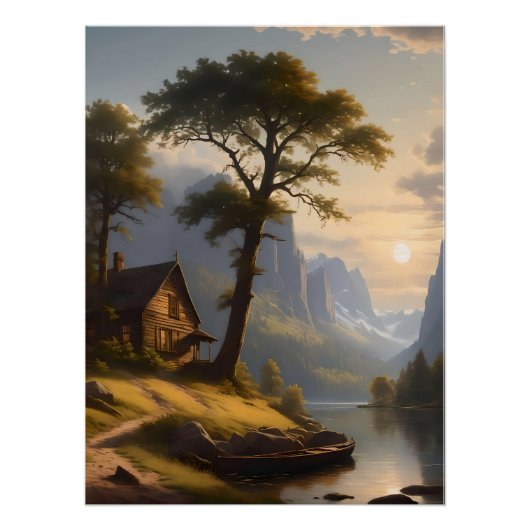 serene schuilplaats perfect poster (Voorkant)