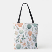 Serene Sealife Tote Bag (Achterkant)