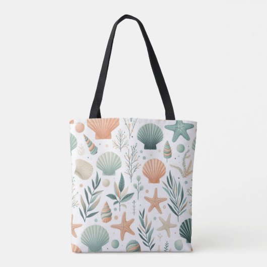 Serene Sealife Tote Bag (Achterkant)