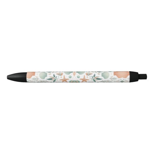 Serene Sealife Zwarte Inkt Pen (Voorkant)