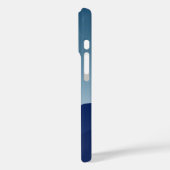 Serene sereniteit: een minimalistisch berglandscha Case-Mate iPhone case (Achterkant / Links)