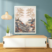 Serene sereniteit: een rustig tapijt van Natuur B Poster