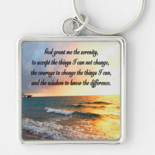 SERENE SERENITEIT GEBED ZONSOPGANG FOTO ONTWERP SLEUTELHANGER