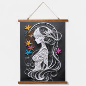 serene sereniteit hangend wandkleed (Voorkant)