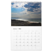 Serene Shores 2025 Kalender één pagina klein (Jan 2026)