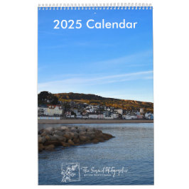 Serene Shores 2025 Kalender medium van één pagina